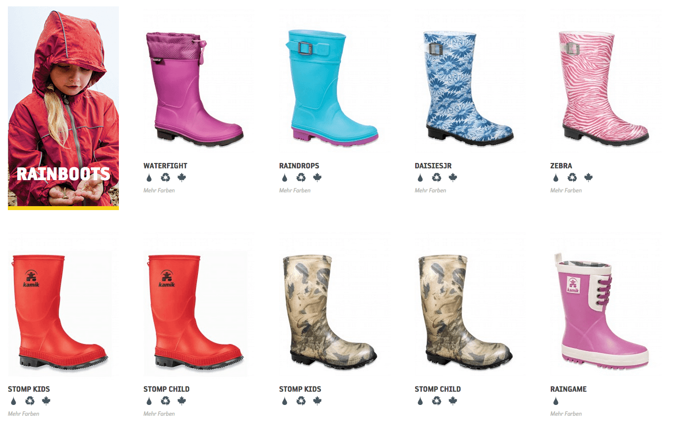 Kamik Mädchen Snobuster1 Gummistiefel – 100 % Wasserdicht, Mit Herausnehmbarem Innenschuh, Für Kleine Abenteurer